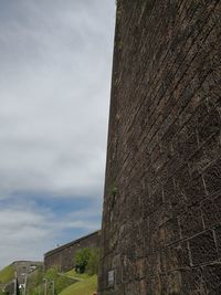 Low angle view of building against sky