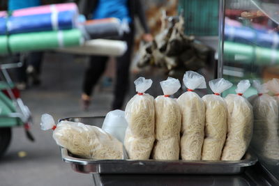 Various fruits for sale in market