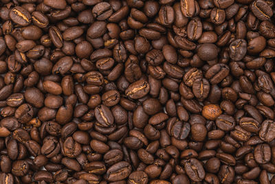 Full frame shot of coffee beans