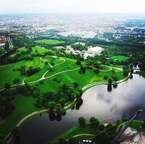 Aerial view of cityscape