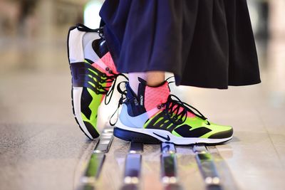 Low section of woman