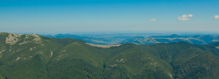 Panoramic view of landscape against sky