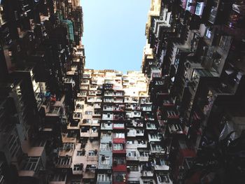 Aerial view of city against sky