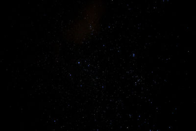 Star field against sky at night