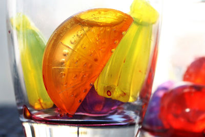 Close-up of multi colored background