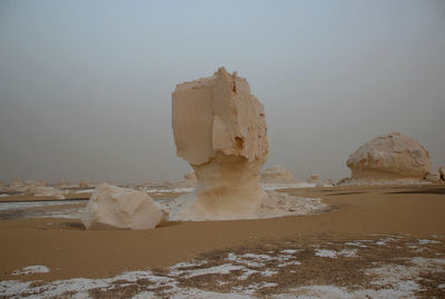 White desert egyptian landscape