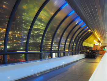 Interior of railroad station