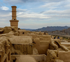 Low angle view of historical building