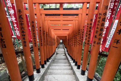 Row of temple