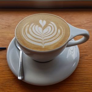 Close-up of coffee on table