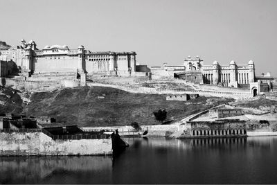 View of historical building against clear sky