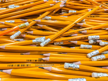 Full frame shot of yellow flags