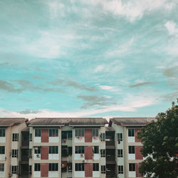 Houses against sky