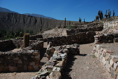 View of old ruins against sky