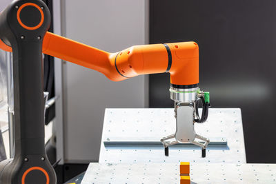 Industrial pick and place and insertion, quality testing or machine tending robot arm