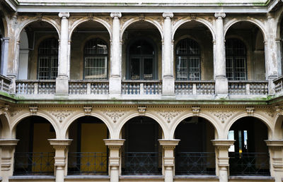 Facade of historic building