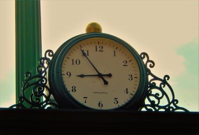 Close-up of clock