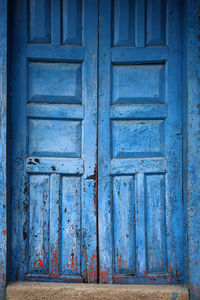 Full frame shot of wooden door