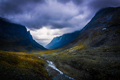 Scenic view of mountains