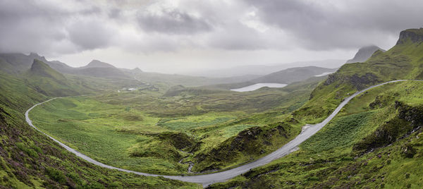 The quiraing is a landslip on the eastern face of meall na suiramach