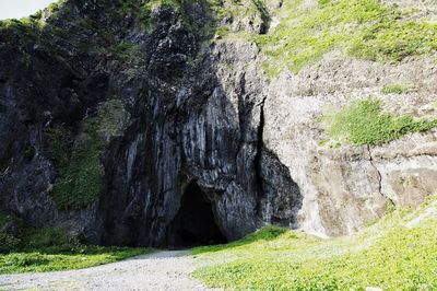 Scenic view of rock formation