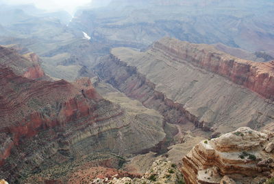 High angle view of grand canyon national park