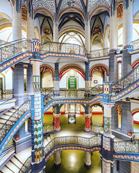 Interior of shopping mall