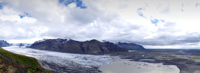 Panoramic view of landscape against sky