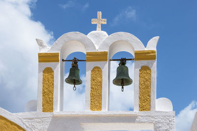 Bell tower in santorini