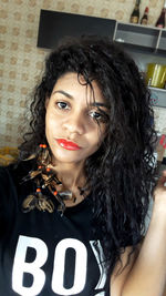 Portrait of young woman