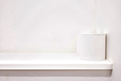 Close-up of white wall