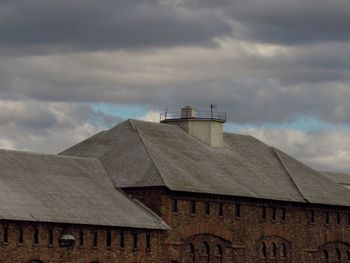 Low angle view of building against sky