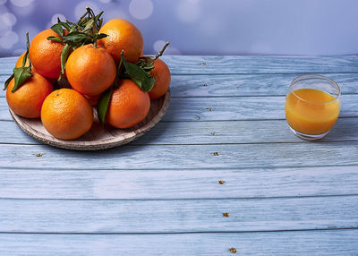 Fruits on table