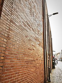 Wall of building against sky