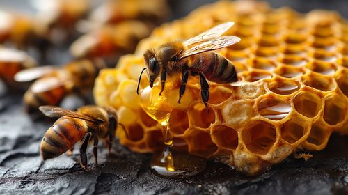 Close-up of bee on flower