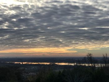 Scenic view of sky during sunset