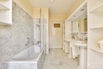 Interior of bathroom