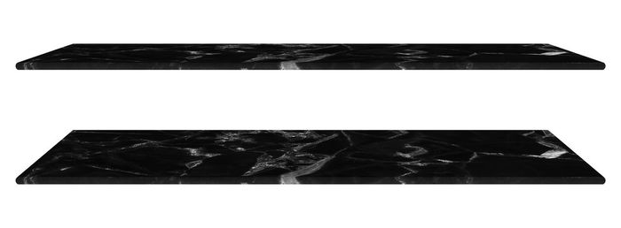 High angle view of traditional windmill against white background