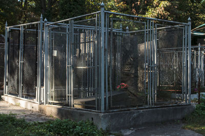 View of an abandoned gate