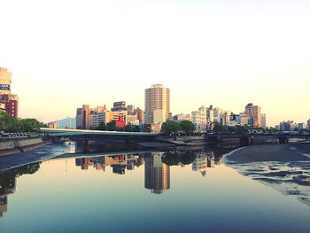 River with buildings in background