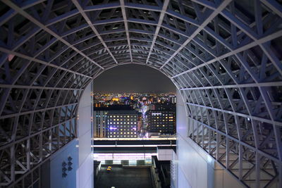 Low angle view of ceiling