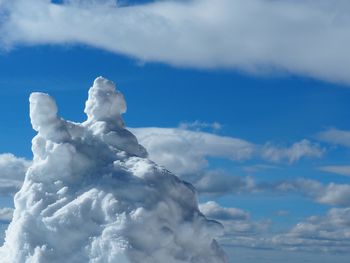 Low angle view of clouds in sky