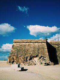 Low angle view of historical building