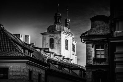 Low angle view of historic building against sky