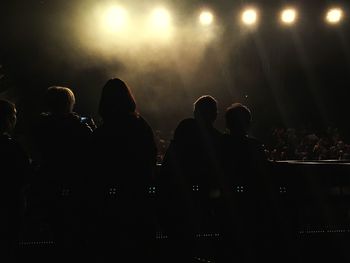 Crowd at music concert