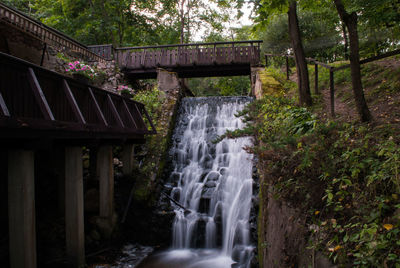 Waterfall in forest