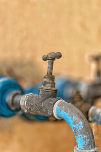 Close-up of machine part