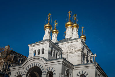 Low angle view of church