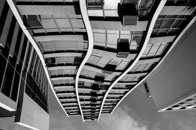 Low angle view of modern building