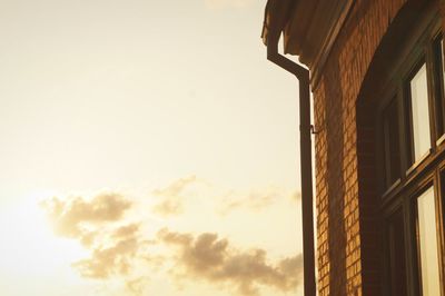 Low angle view of building against sky